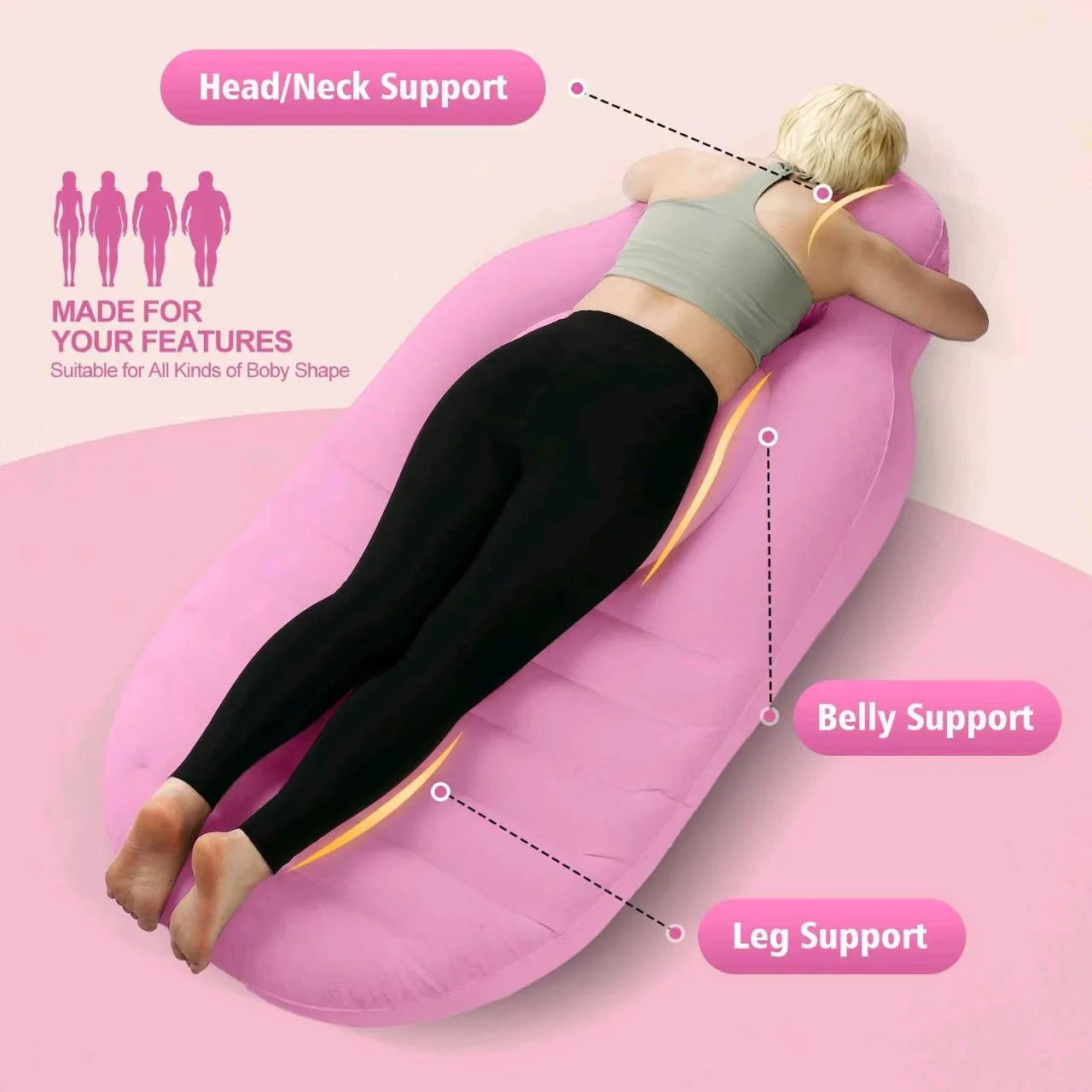 Inflatable Mat Mattress Pregnancy Yoga Mat